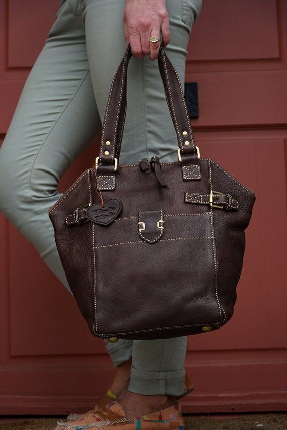 Handmade Full Grain Leather Tote Bag: Soft Sh...