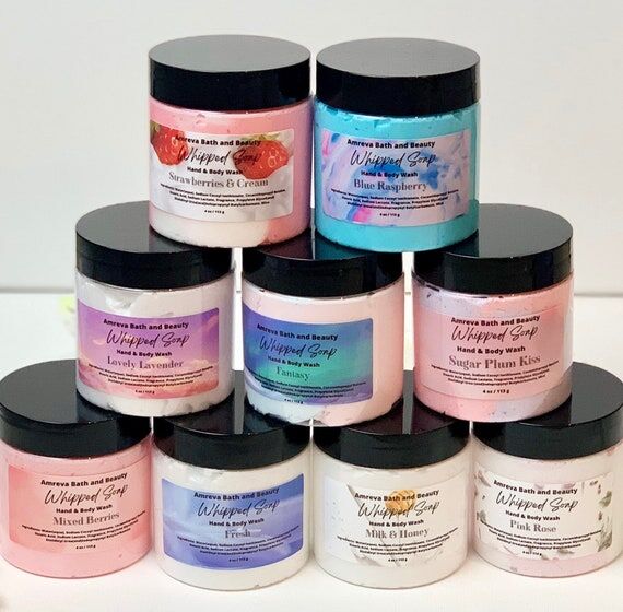 Whipped Soap in Jar | Moisturizing Soap | Jar...