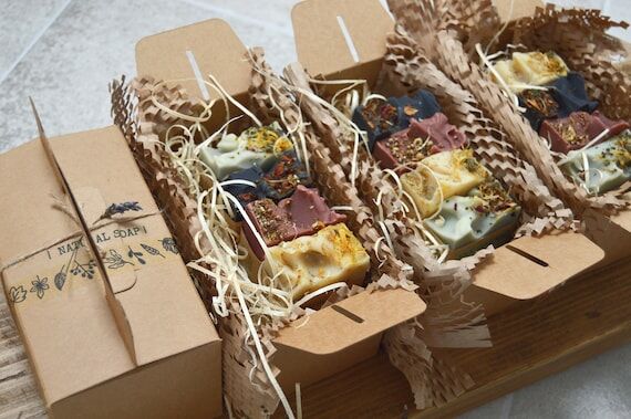 Handmade Vegan Soap Box All Natural Artisan B...