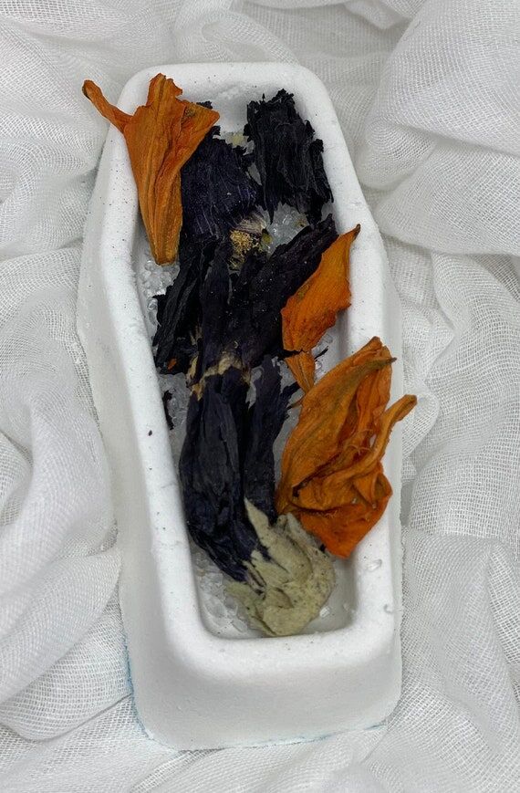 The Alice Handmade Coffin Bath Bomb: Gardenia...