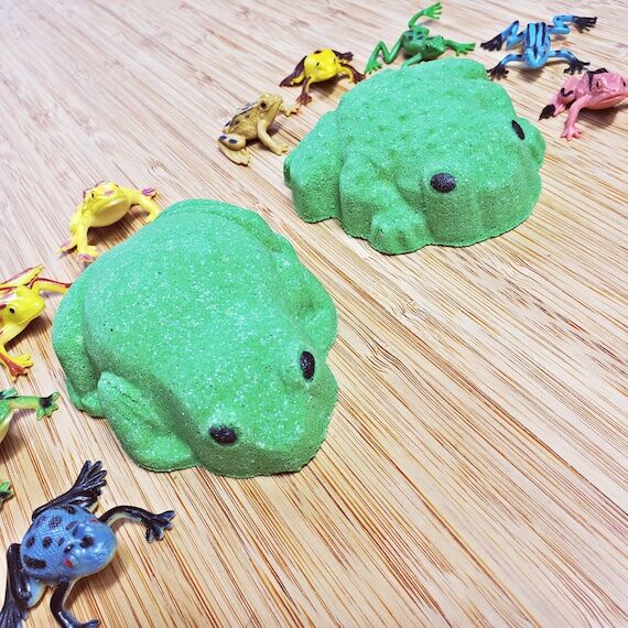 Frog Bath Bomb with Toy Surprise Inside Kids...