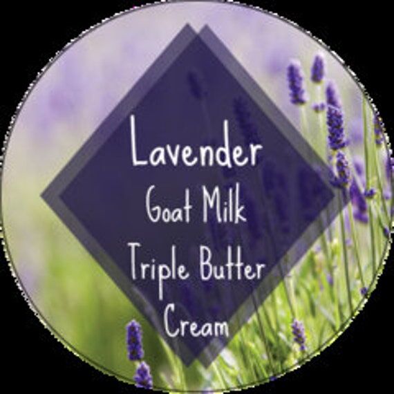 Lavender Goat Milk TRIPLE BUTTER Cream (Mediu...