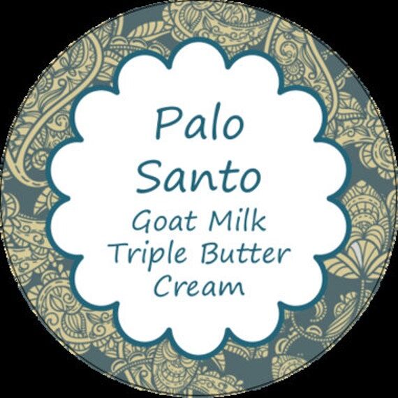Palo Santo Goat Milk TRIPLE BUTTER Cream (Sma...