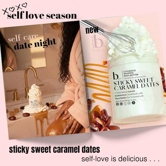 Whipped Body Butter Sticky Sweet Caramel Date...