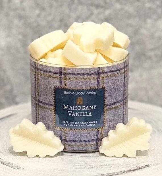 Mahogany Vanilla Wax Melts: Handmade Home Fra...