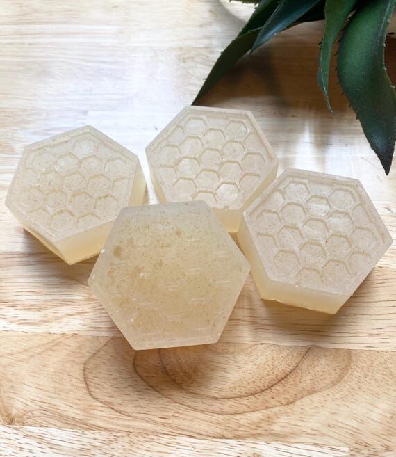 Unscented Oatmeal Honey Glycerin Soap: Gentle...
