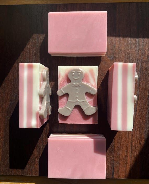 Handmade Goat Milk Gingerbread Man Soap – C...