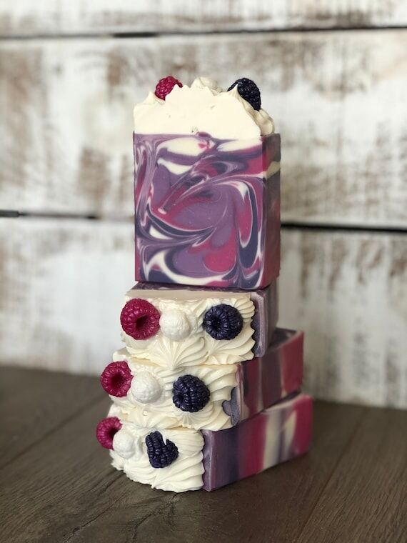 Raspberries N’ Creme Handmade Artisan Soap...