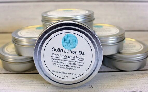 All Natural Solid Lotion Bar - Travel Friendl...
