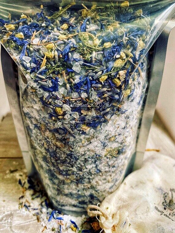 Happy Hippie Empath Tea Bath, Epsom Salt, Sea...
