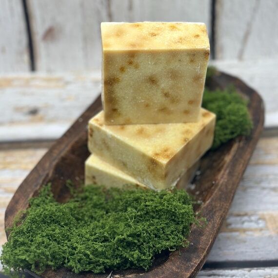 Handmade Orange Oat Sea Salt Soap - Citrus Sp...