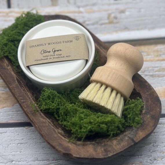 Citrus Solid Dish Soap Bar Set – Handmade, ...