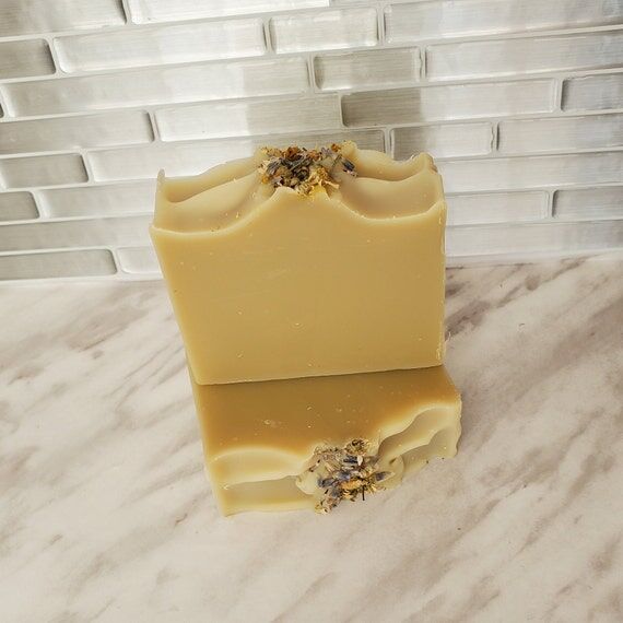 Lavender and Chamomile Handmade Soap, Hemp S...