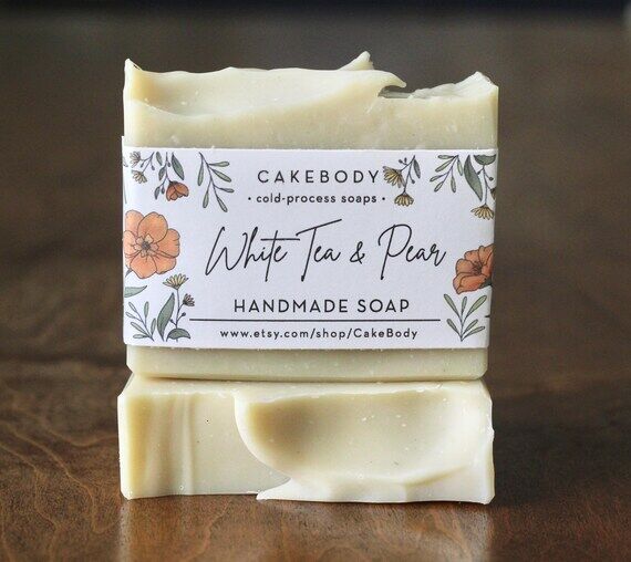 White Tea & Pear Soap - Clean Soap Scent - Cl...