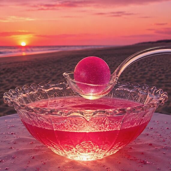 Magenta Punch Soap Ball - Dragon Fruit and Be...