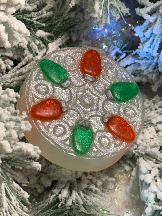 Christmas Lights Snowflake Soap - Winter Bath...
