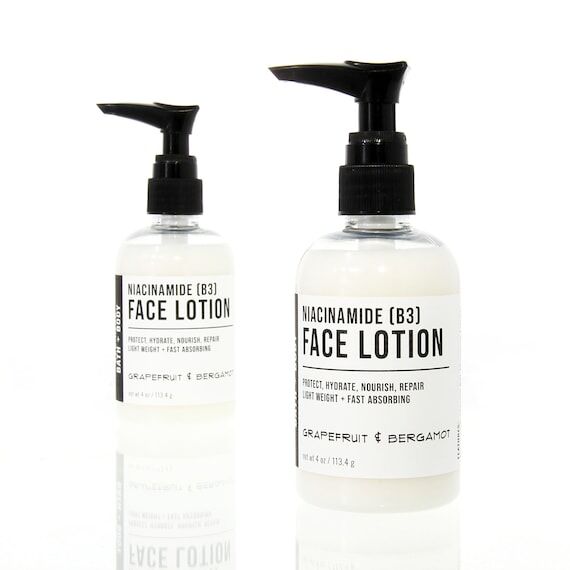Face Lotion with Niacinamide (Vitamin B3) - U...