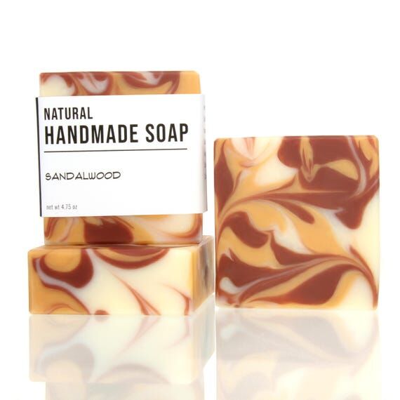 Sandalwood - Handmade Bar Soap - Masculine Sc...