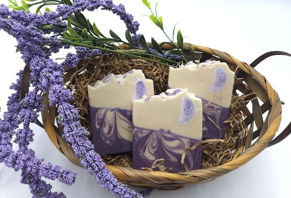 Purple Moon Soap, Small Batch Handmade Soap...