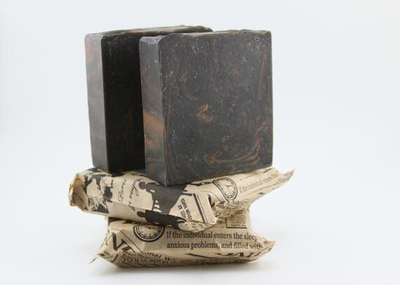 Mahogany Teakwood Men's Soap Bar: Handmade Ar...