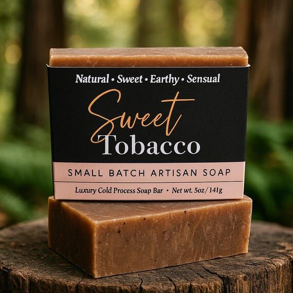 Sweet Tobacco Soap: Handmade Vegan Cold Proce...
