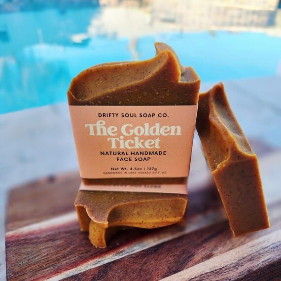 Golden Ticket Turmeric Carrot Face Soap | Nat...