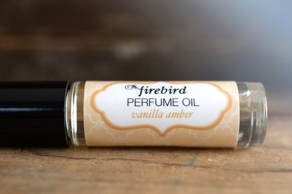 Vanilla Amber Perfume Oil, Sweet Vanilla, Car...