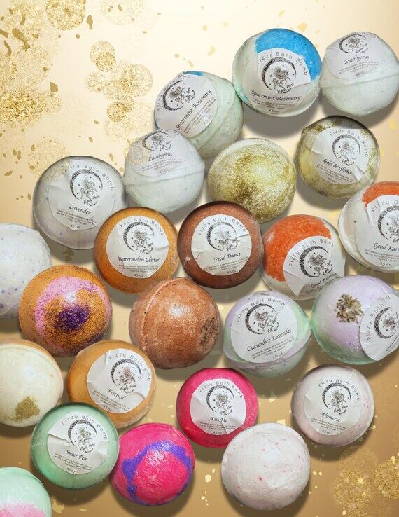 Handmade Bath Bombs – Assorted Scents - Box...