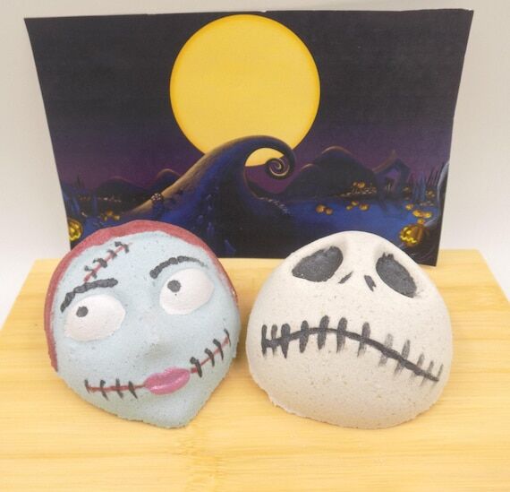 Jack & Sally Bath Bomb Set – Nightmare Insp...