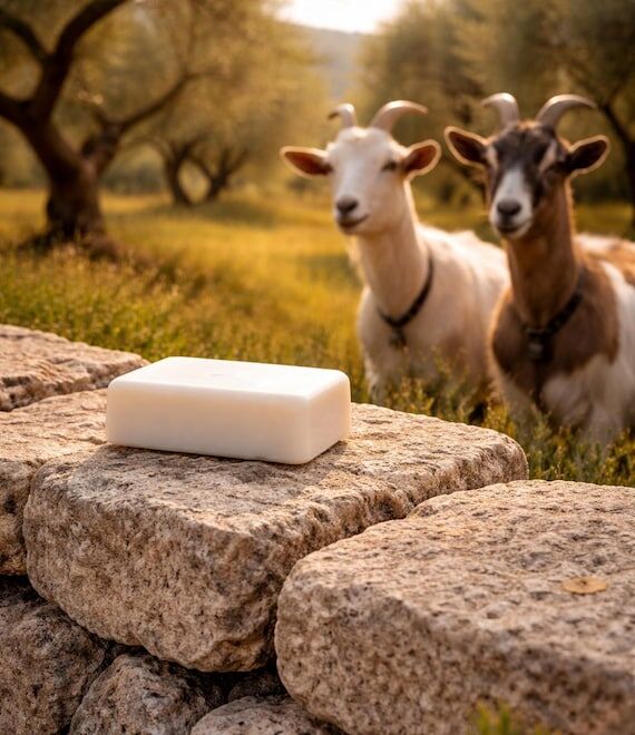 Handmade Olive Oil Goat Milk Soap | for Sensi...