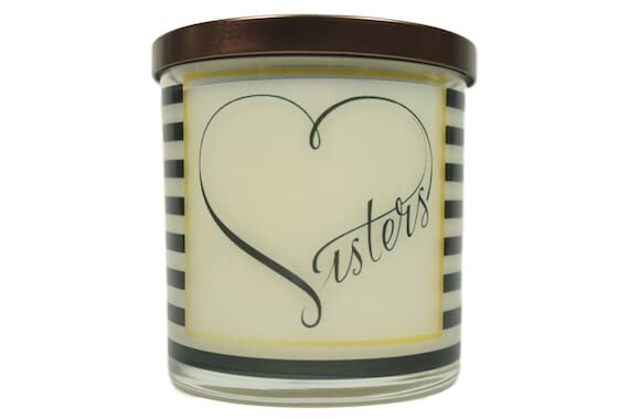 Heart Sister Candle - Natural Soy Candle, 12 ...