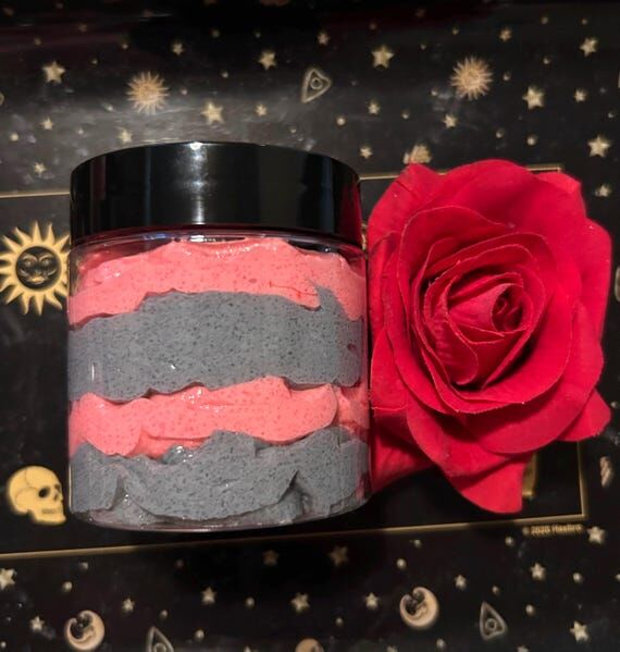 Vampires Whipped Sugar Scrub, Rose & Sugar Sc...