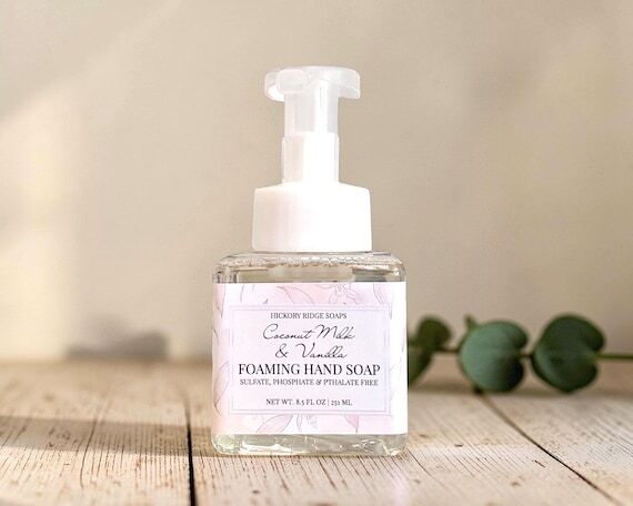 Coconut Milk & Vanilla Foaming Hand Soap | Ge...