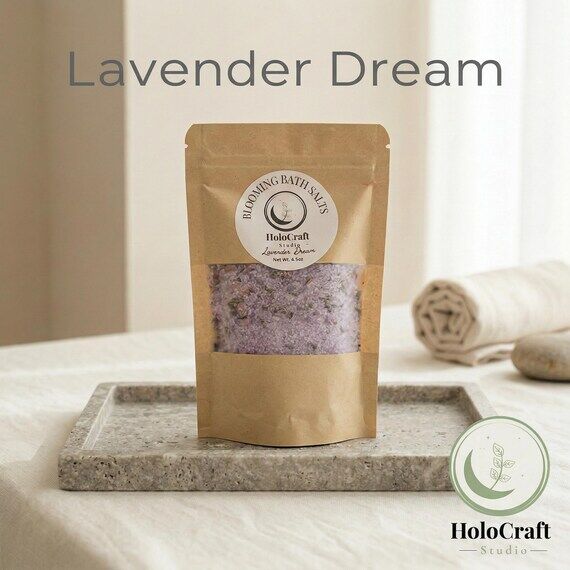 Lavender Dream Blooming Bath Salts | Relaxing...