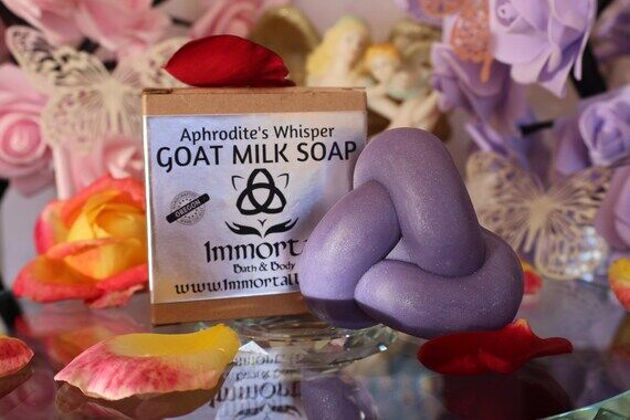 Aphrodite's Whisper Goat Milk Soap: Handmade ...