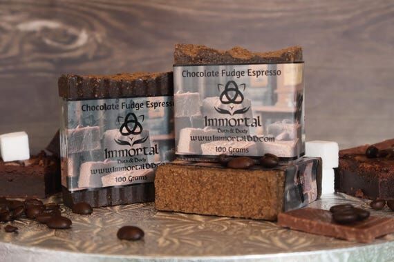 Chocolate Fudge Espresso Soap - Natural Handm...