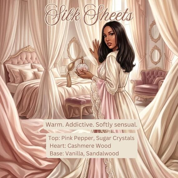 Silk Sheets Perfume – Warm Vanilla & Cashme...