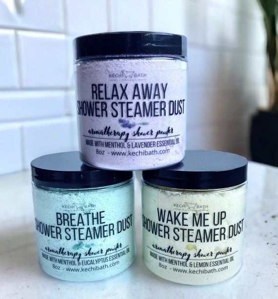 Essential Oil Shower Steamers Dust ™, 8oz ...