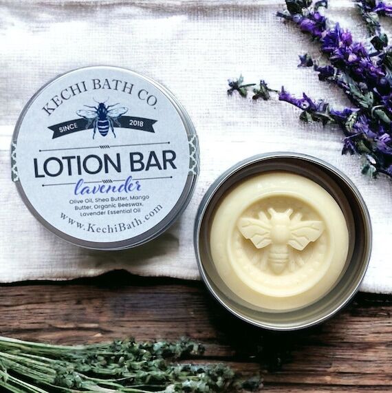 Lavender Beeswax Solid Lotion Bar | Lavender ...