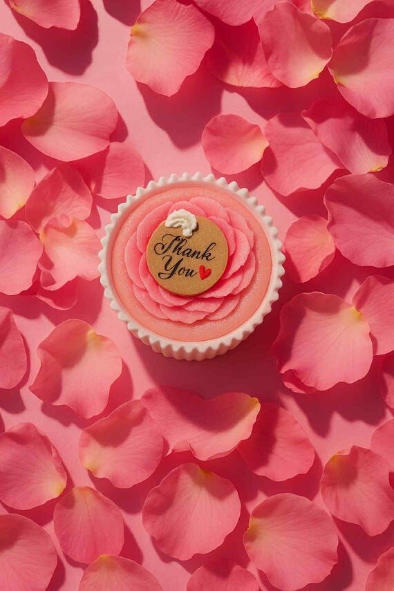 Blossom Cupcake Candle – Rose & Jasmine Sce...
