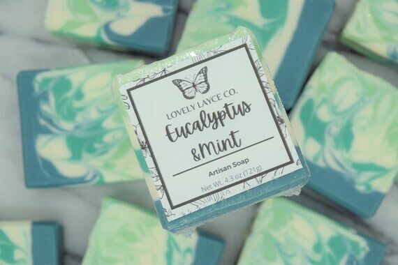 Eucalyptus and Mint Handmade Soap Bar...