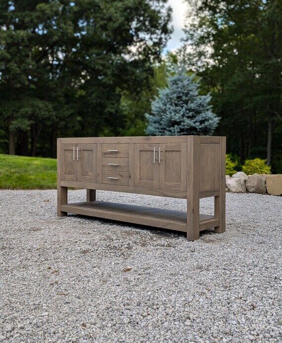 Handmade Bathroom Vanity (72") Dual Sink...