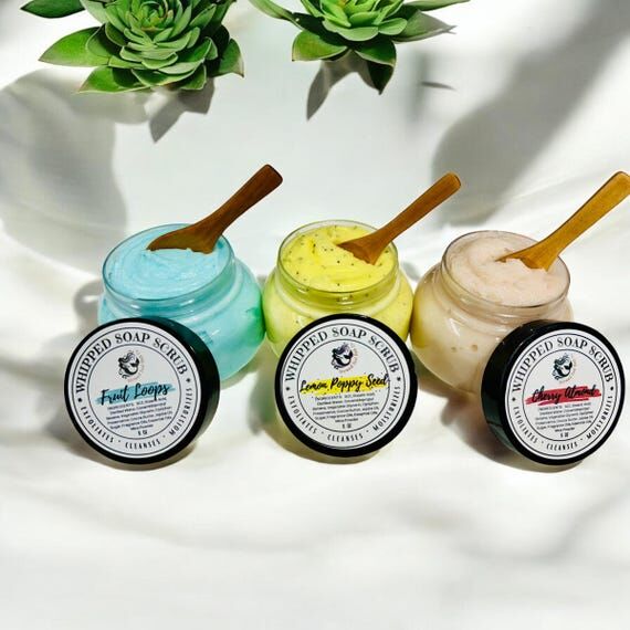 All Natural Whipped Sugar Scrub: Light Exfoli...
