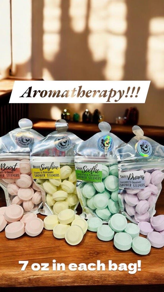 Aromatherapy Shower Steamers: Eucalyptus & Me...