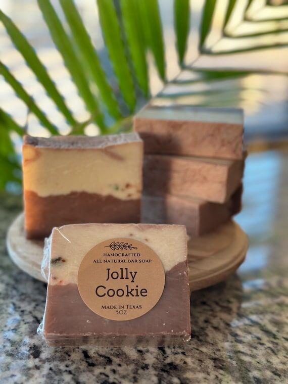Jolly Cookie Christmas Soap Bar – Holiday S...