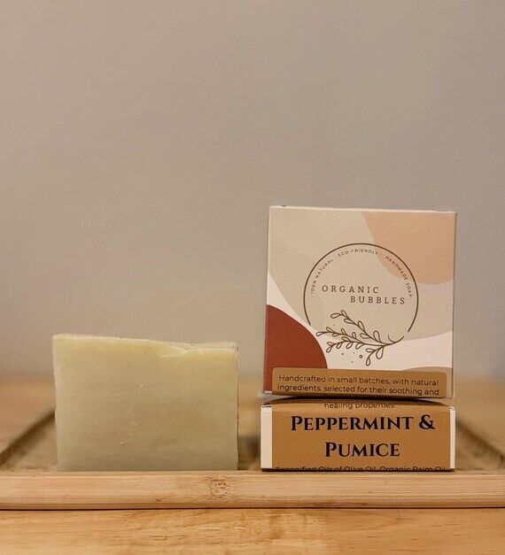 Peppermint and pumice Soap Bar | Handmade Nat...