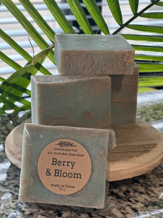Berry & Bloom Bar Soap, Raspberry and Blackc...