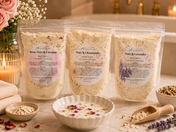 Nourishing Milk Bath Soak: Oats & Botanicals ...