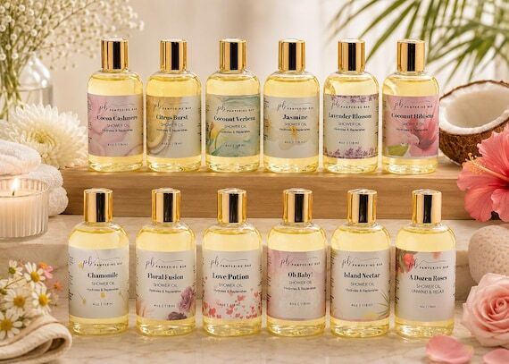Body & Shower Oil for Hydrated and Smooth Ski...
