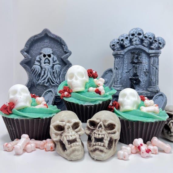 Graveyard Cupcake Soap, Handmade by Rusted Ac...